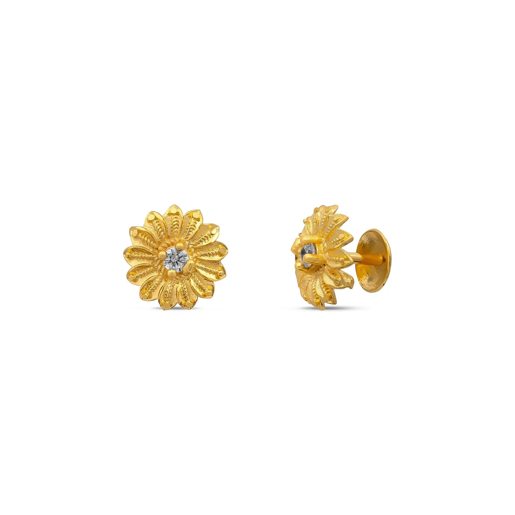 STONE EARRING PSST42W-09