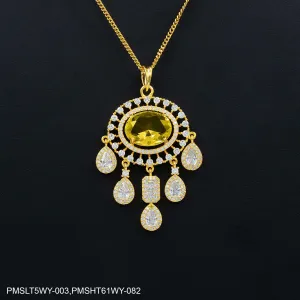 STONE PENDANT WITH STUD PMSLT5WY-003,PMSHT61WY-082