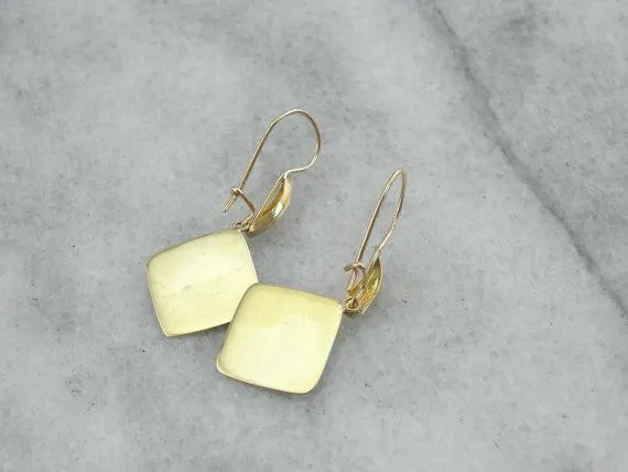 Stunning Art Deco Chased Cufflink Earrings