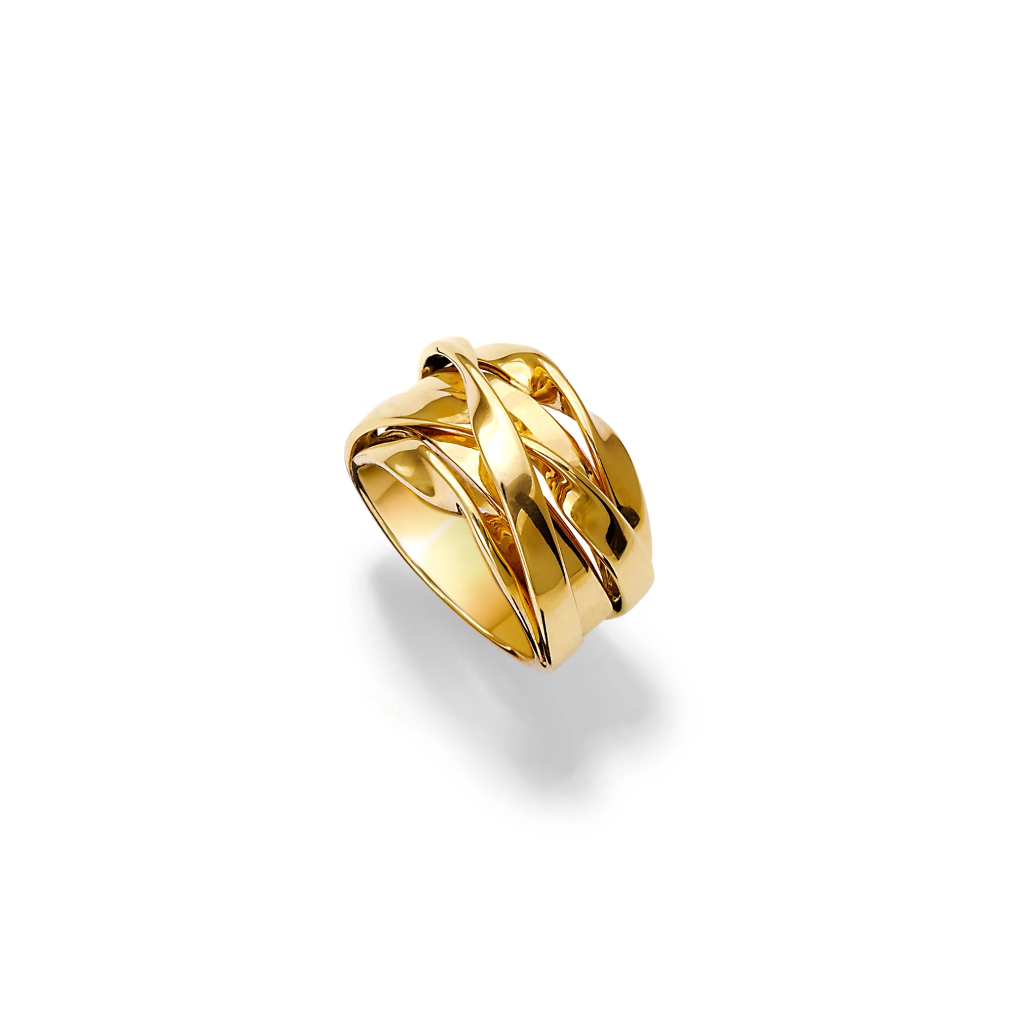 Tagliatelle Ring Yellow Gold