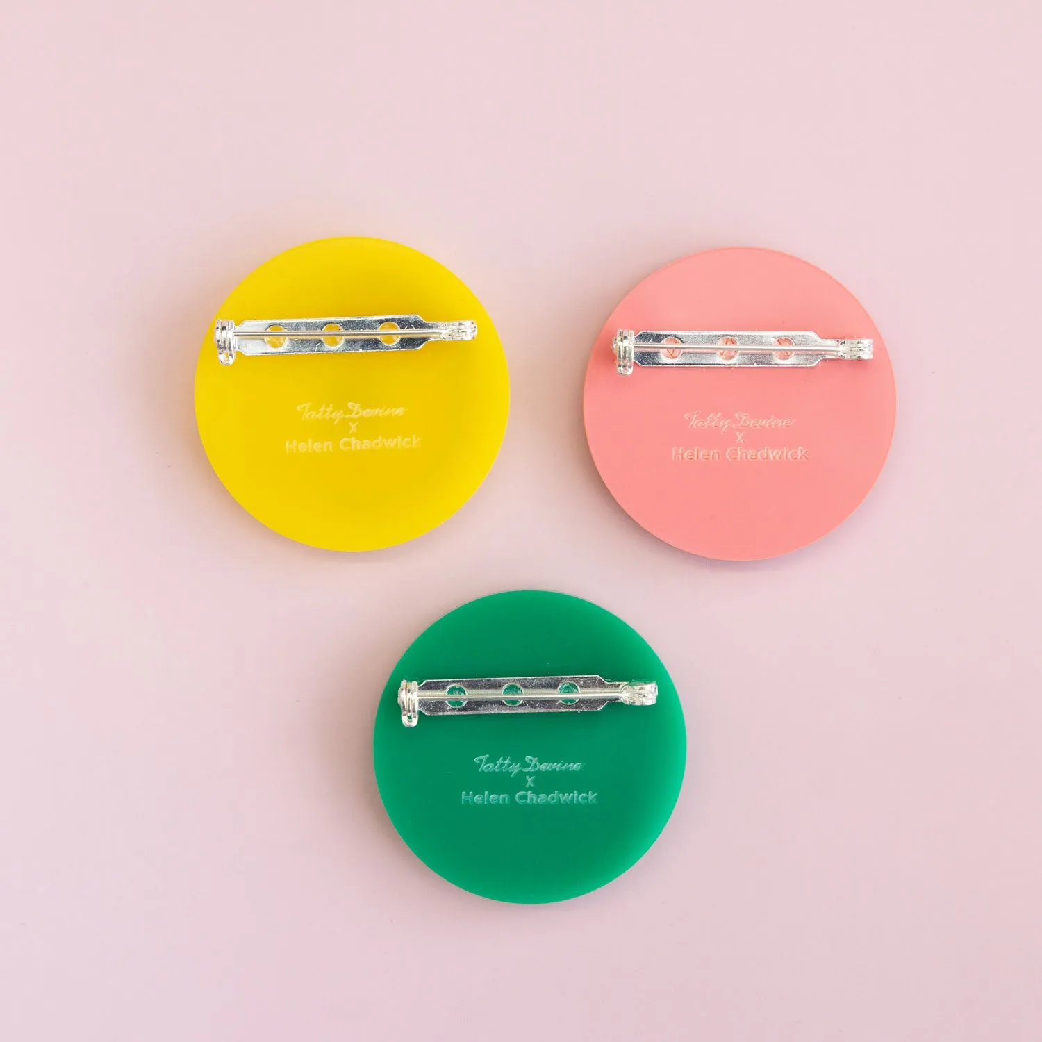Tatty Devine X Helen Chadwick Wreaths To Pleasure Brooch Green