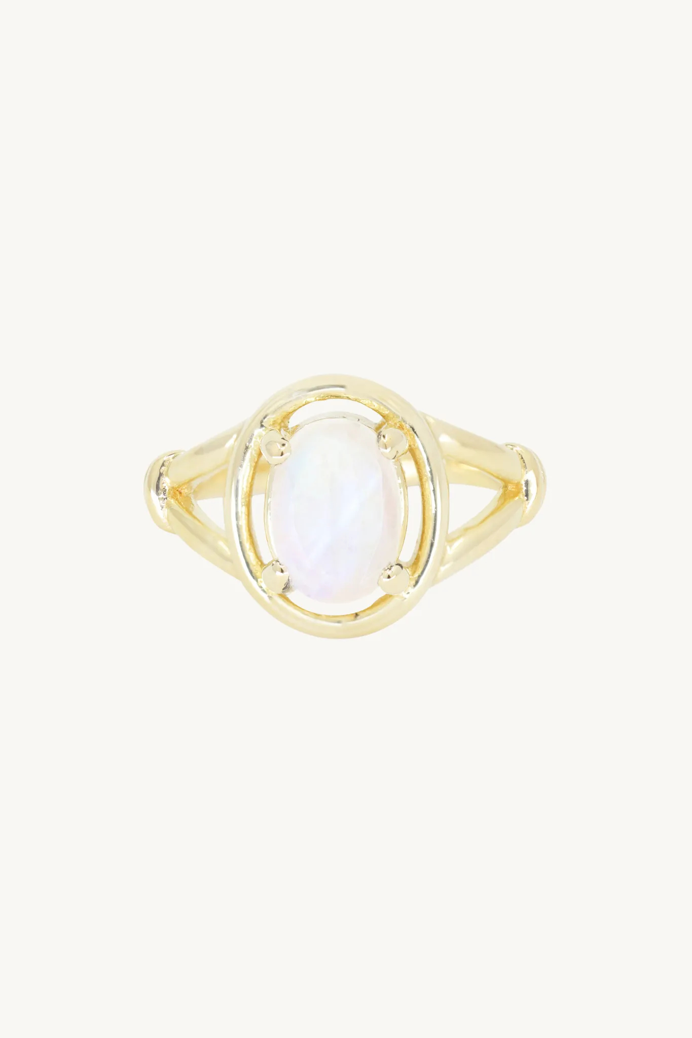 The Halo Gold Ring