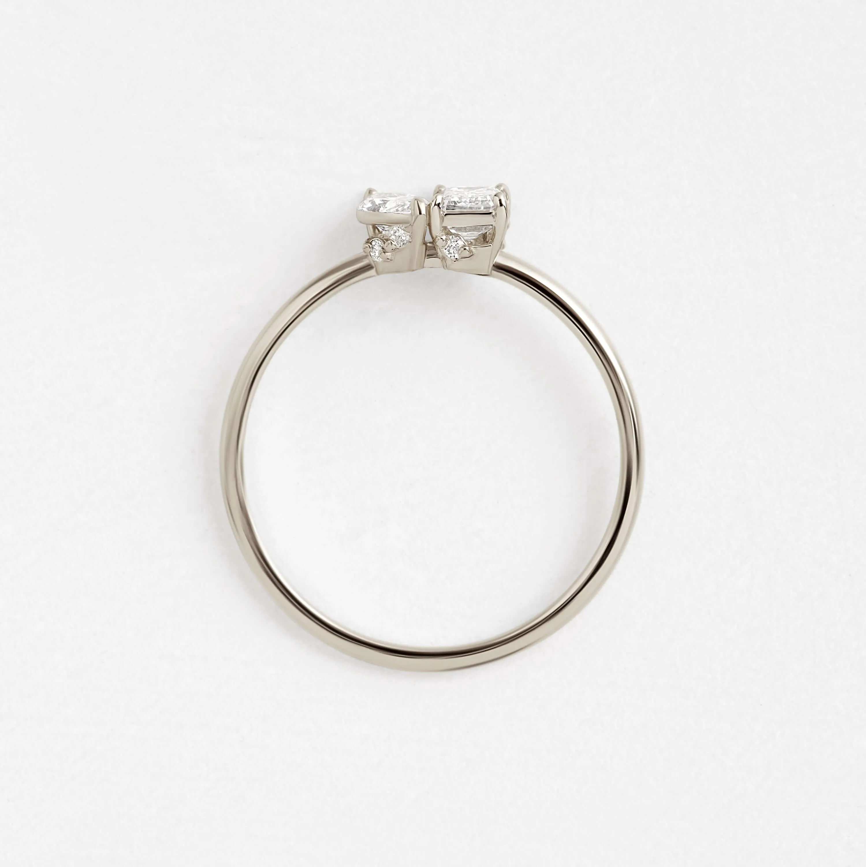 Toi et Moi et Le Reste Ring with Hidden Diamond Basket