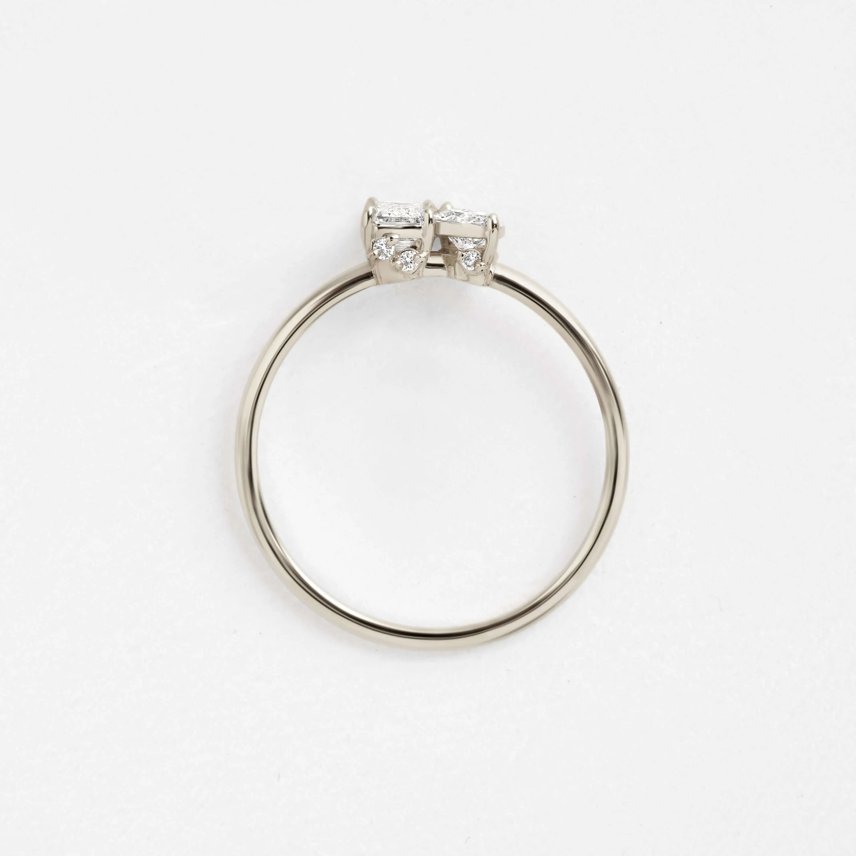 Toi et Moi et Le Reste Ring with Hidden Diamond Basket