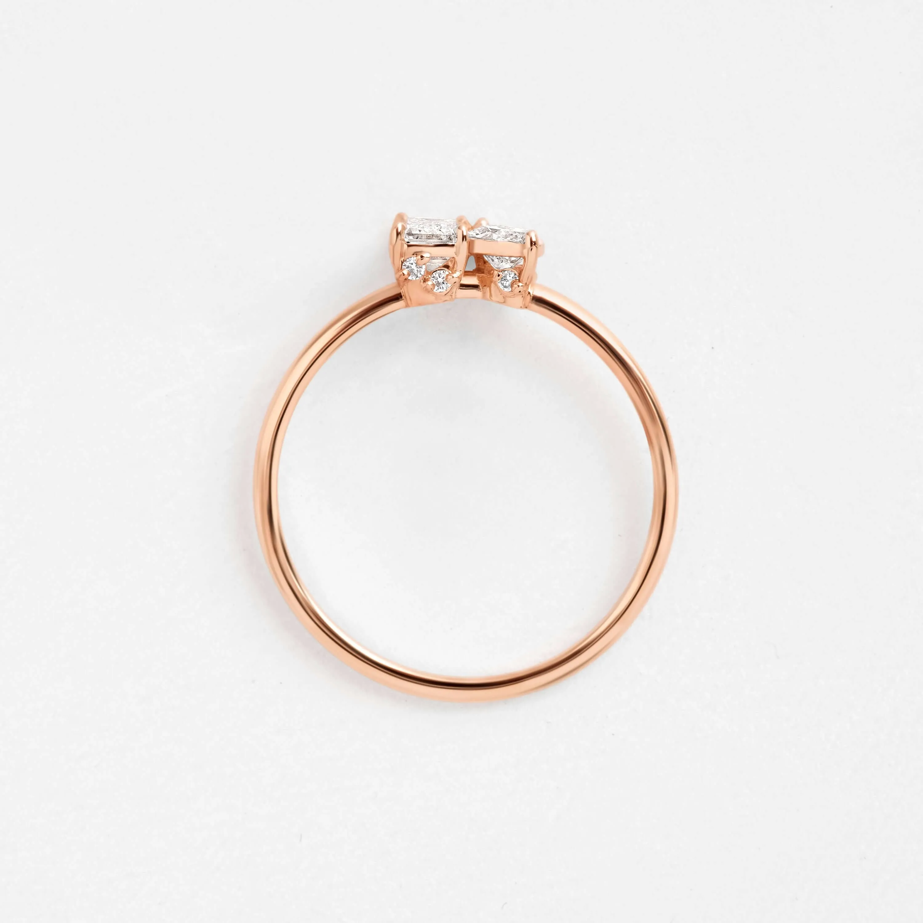 Toi et Moi et Le Reste Ring with Hidden Diamond Basket