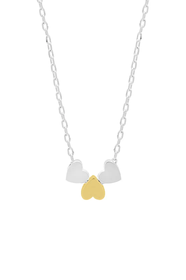 Trio Heart Necklace