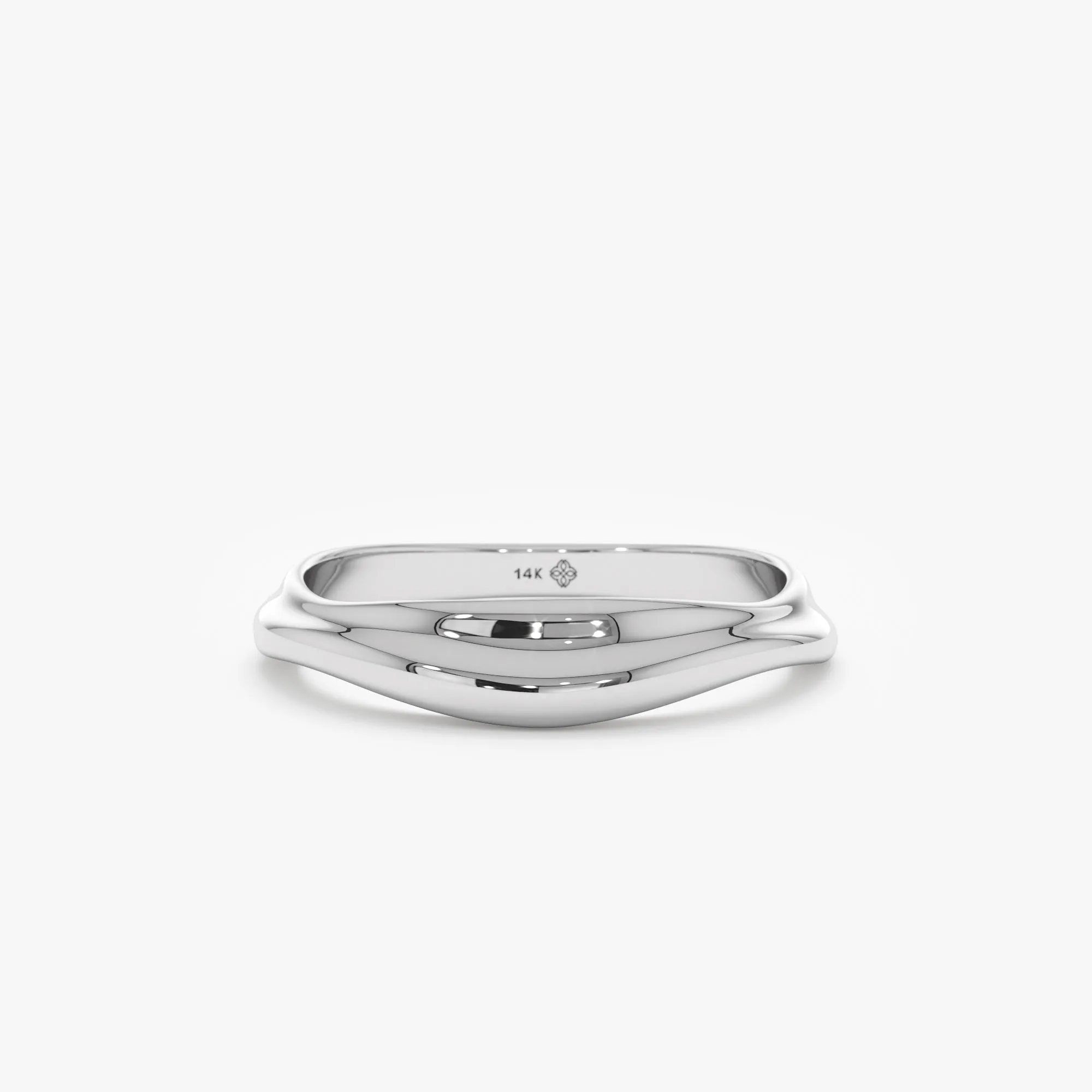 Unique Plain Gold Ring, Joanne