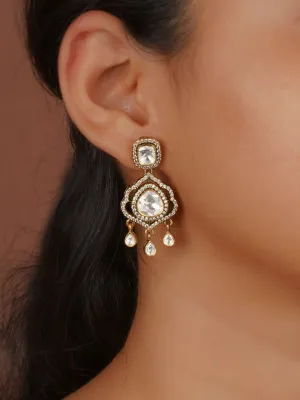 White Color Victorian Earrings - VCSL925-EAR11
