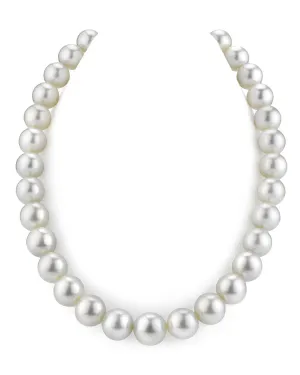 White South Sea Pearl Necklace, 13.0-14.0mm - AAAA Quality