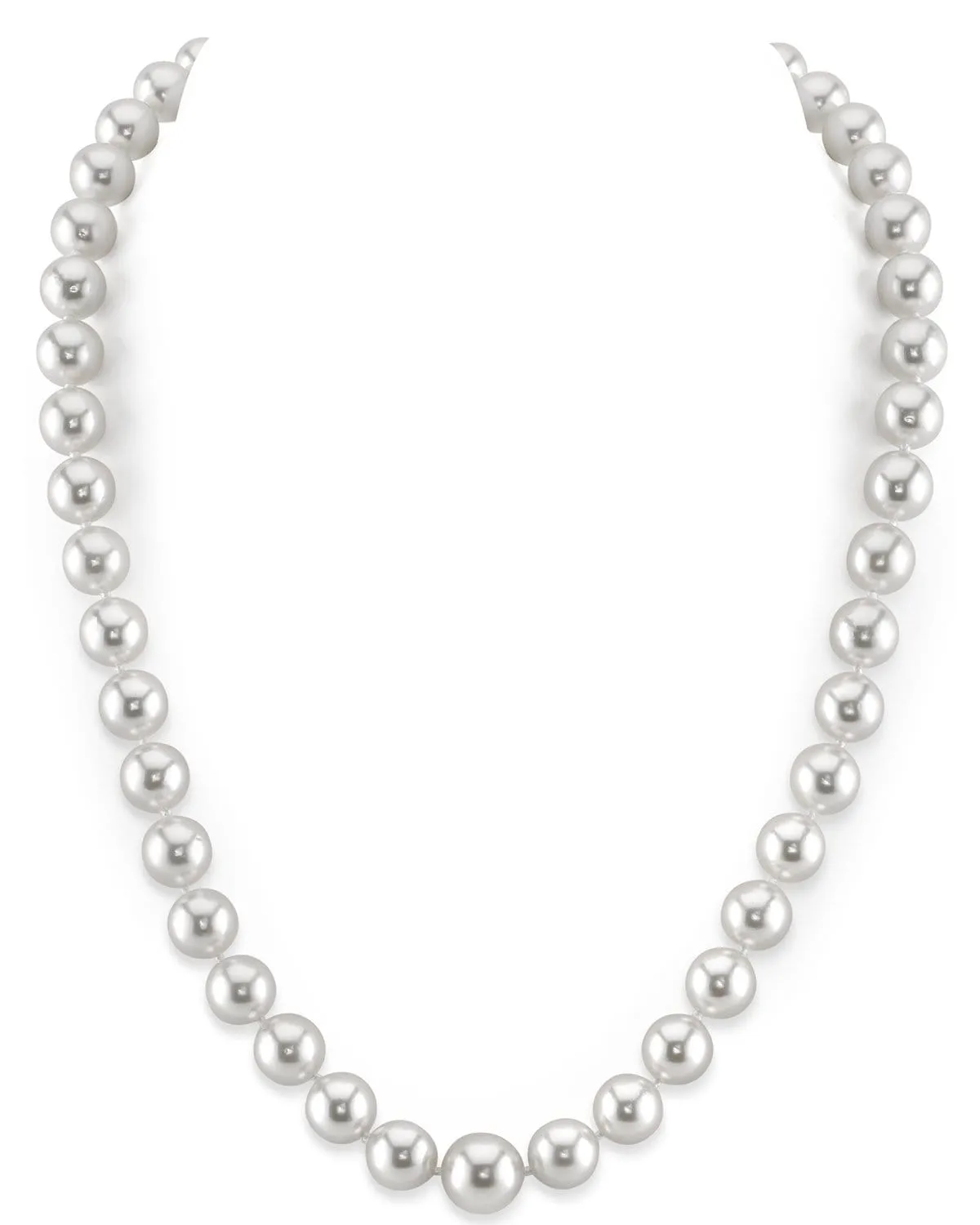 White South Sea Pearl Necklace, 8.0-10.0mm - AAA Quality