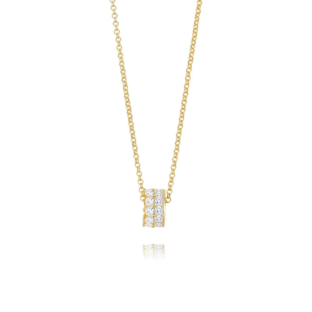 Women Imperial Crown Necklace