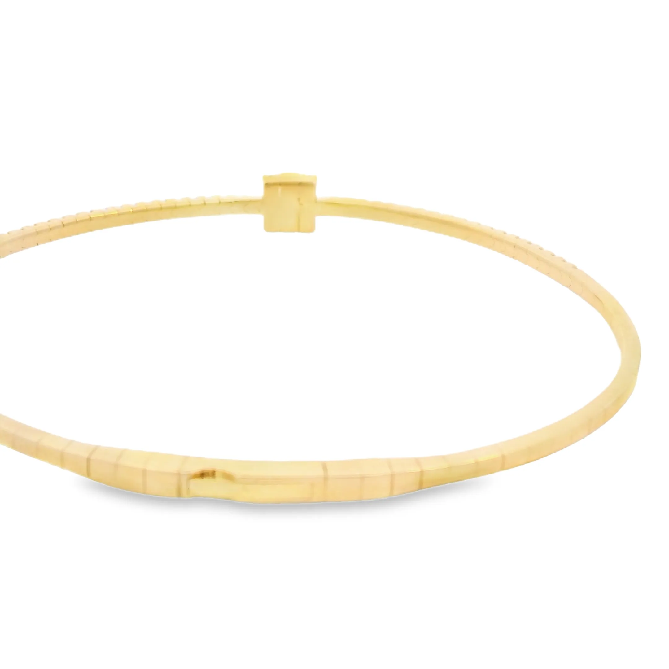 Yellow Gold Diamond Flex Bangle