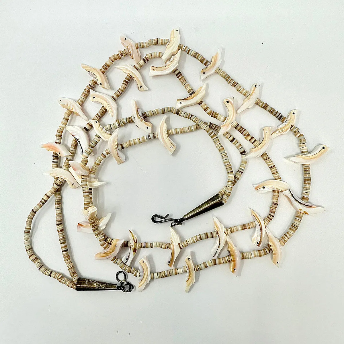 Zuni Double Stranded Fetish Necklace