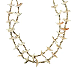 Zuni Double Stranded Fetish Necklace